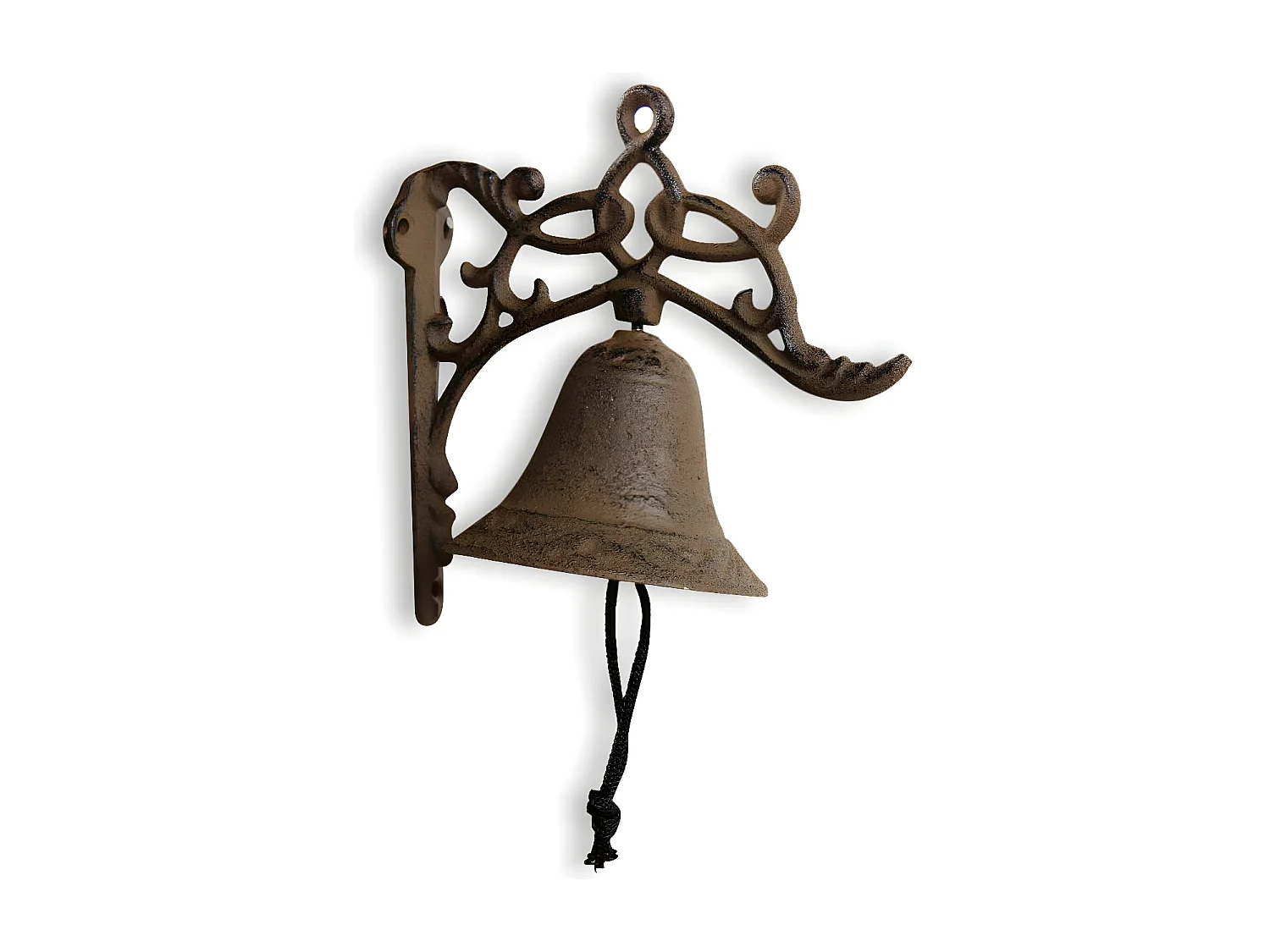 Cloche fonte Fonte Marron - Décoration d'Autrefois