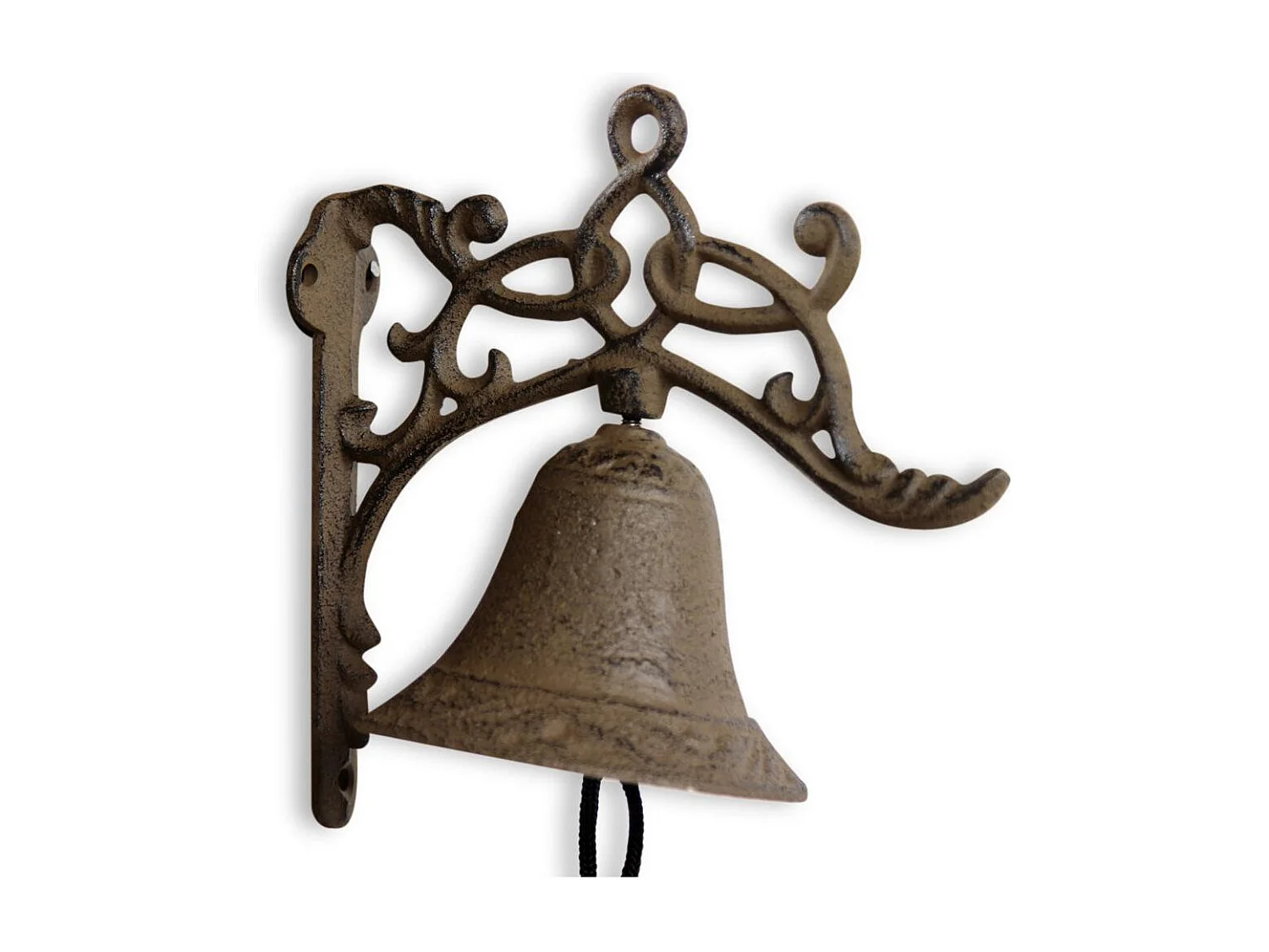 Cloche fonte Fonte Marron - Décoration d'Autrefois