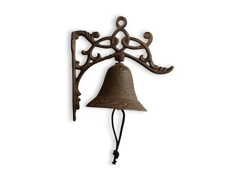 Cloche fonte Fonte Marron - Décoration d'Autrefois