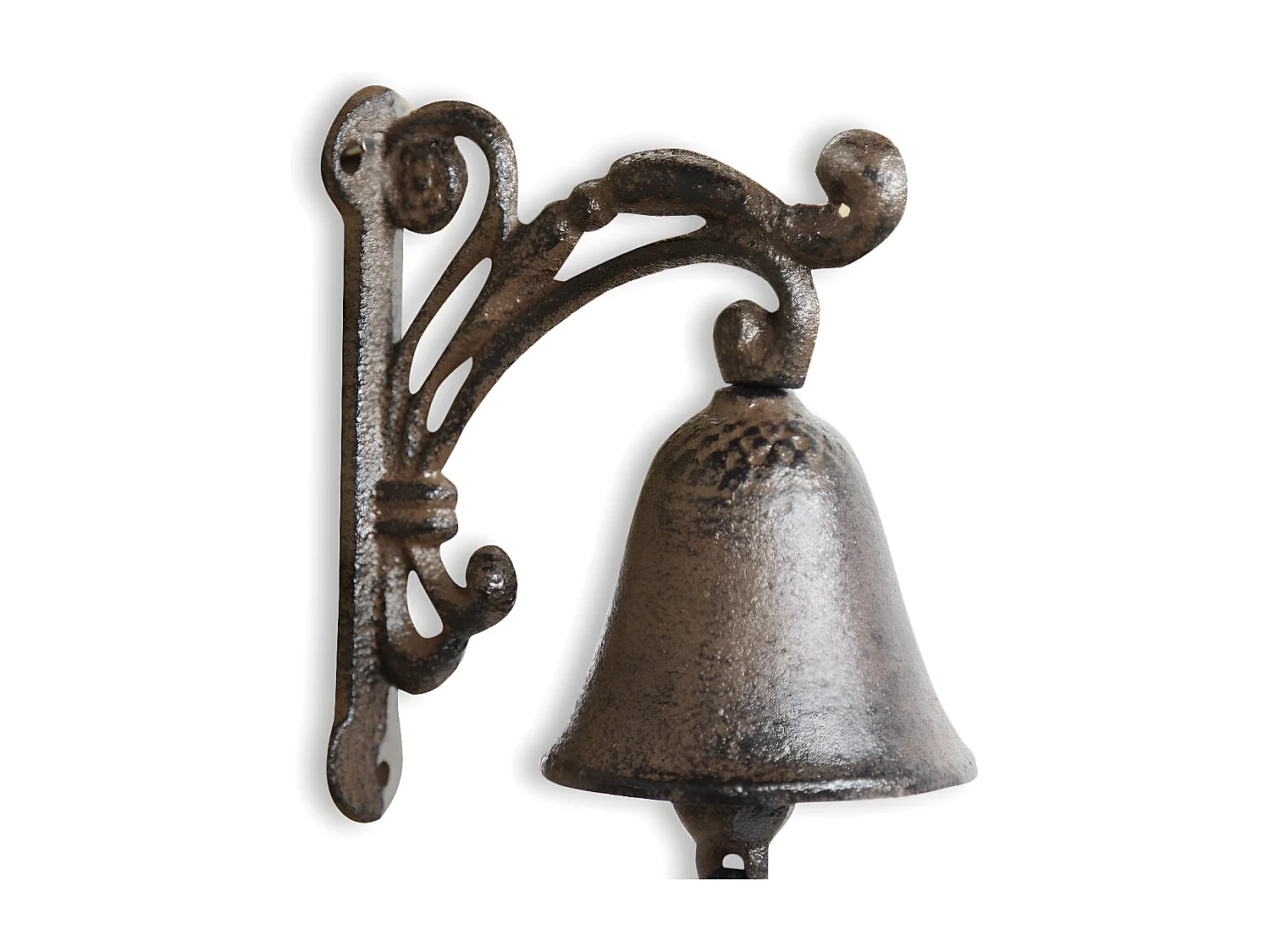 Cloche fonte Fonte Marron - Décoration d'Autrefois