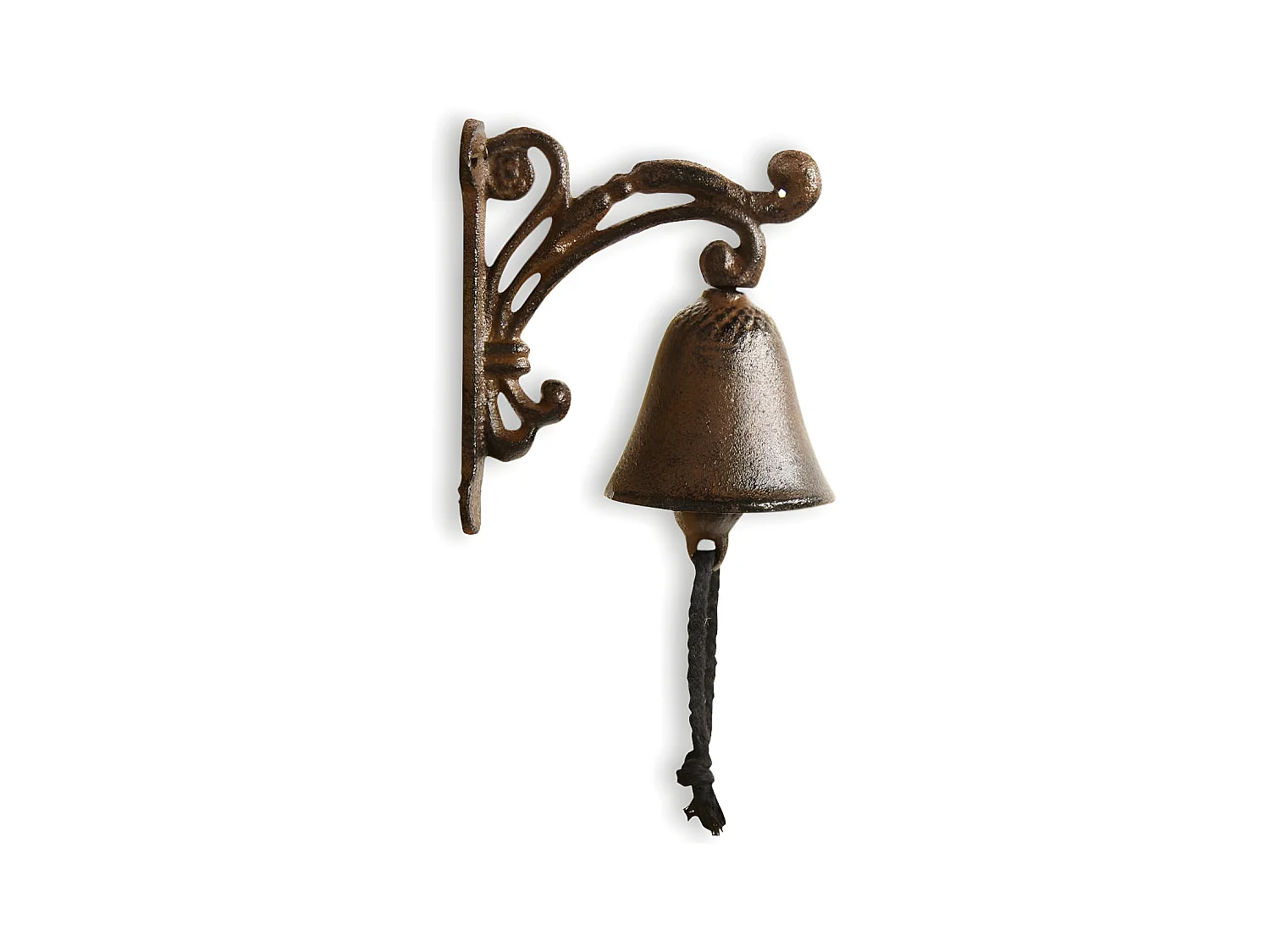 Cloche fonte Fonte Marron - Décoration d'Autrefois