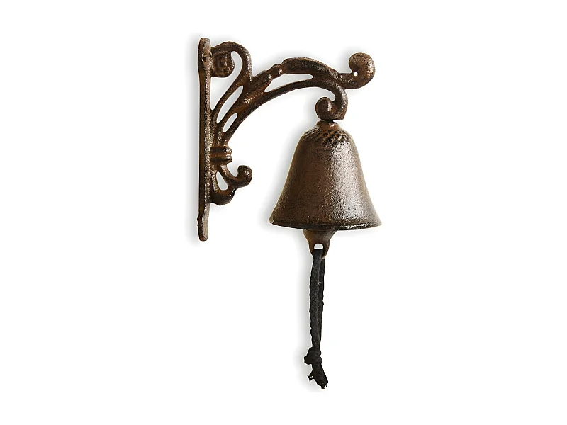 Cloche fonte Fonte Marron - Décoration d'Autrefois