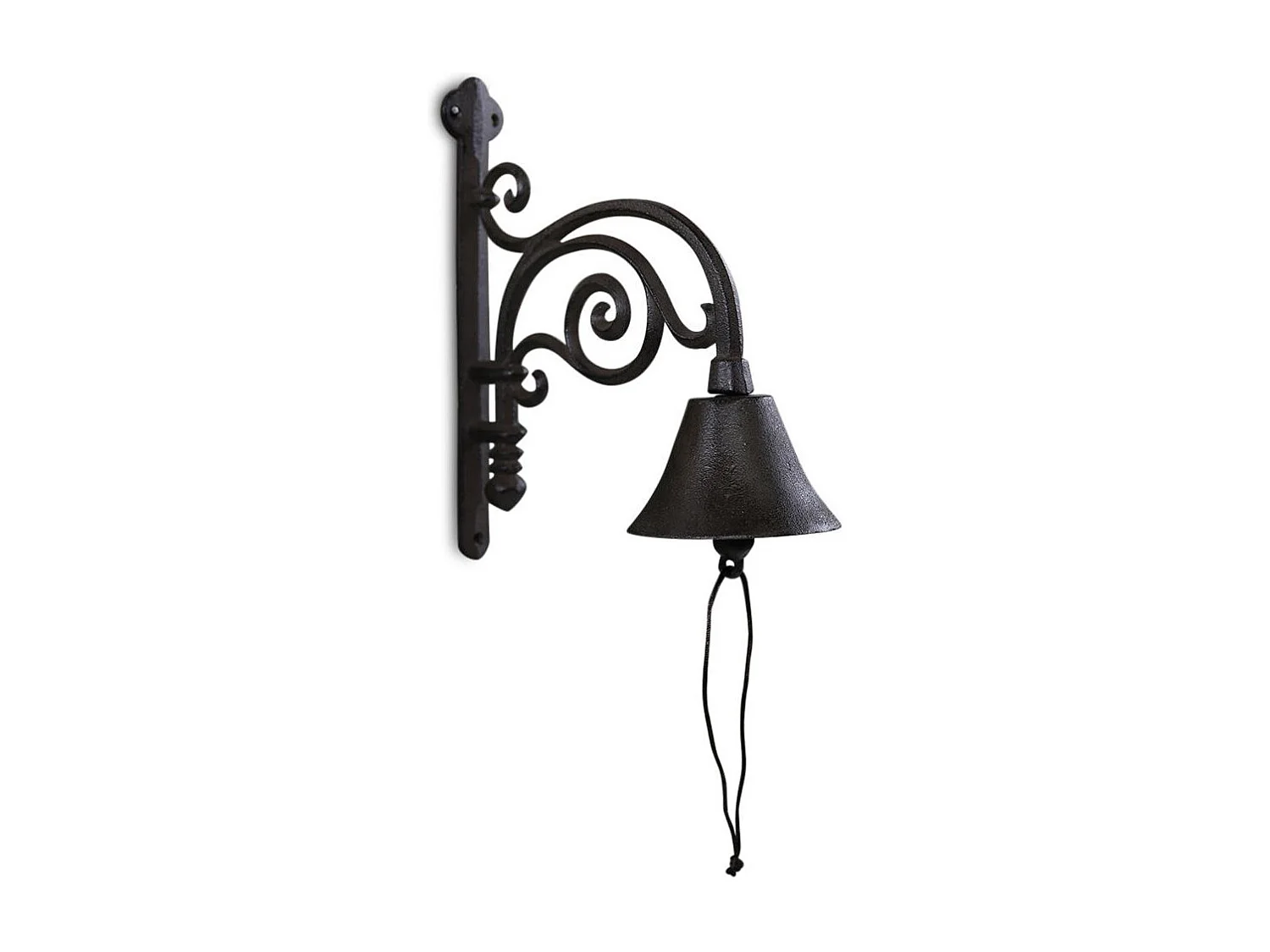 Cloche fonte Fonte Marron - Décoration d'Autrefois