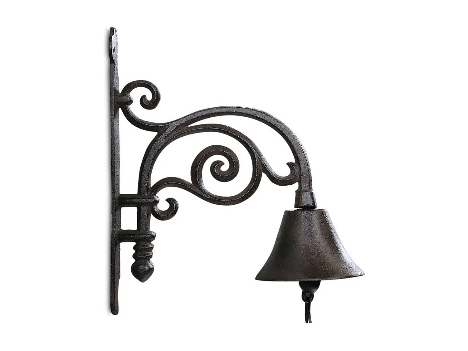 Cloche fonte Fonte Marron - Décoration d'Autrefois