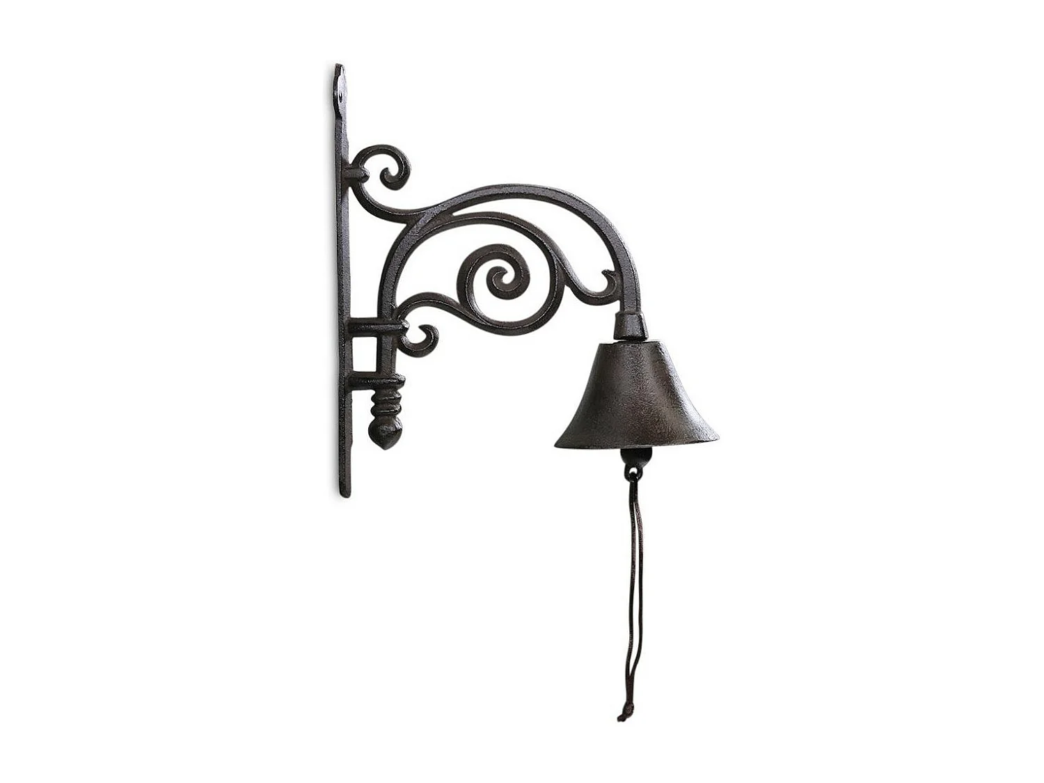 Cloche fonte Fonte Marron - Décoration d'Autrefois