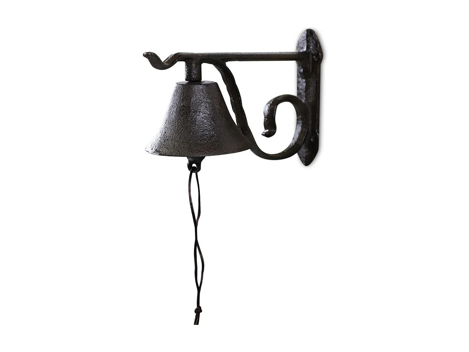 Cloche fonte Fonte Marron - Décoration d'Autrefois