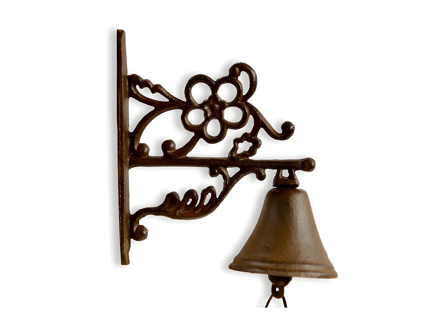 Cloche fonte Fonte Marron - Décoration d'Autrefois