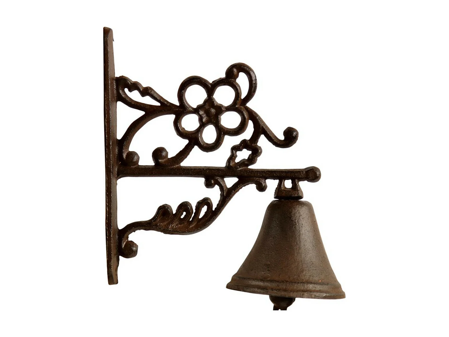 Cloche fonte Fonte Marron - Décoration d'Autrefois