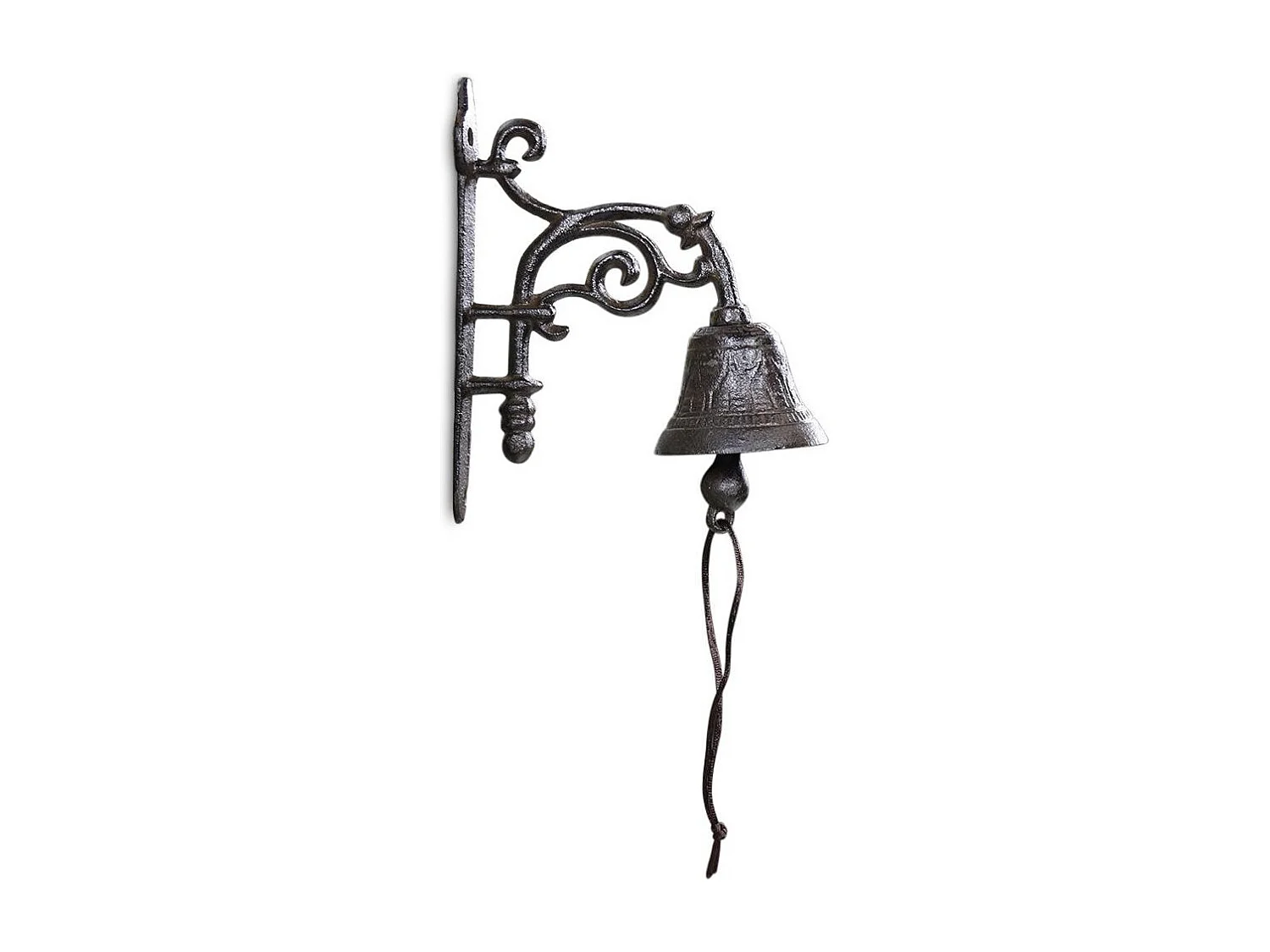 Cloche fonte Fonte Marron - Décoration d'Autrefois