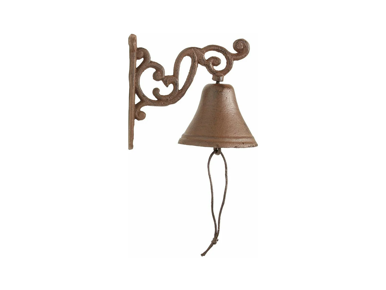 Cloche fonte Fonte Marron - Décoration d'Autrefois