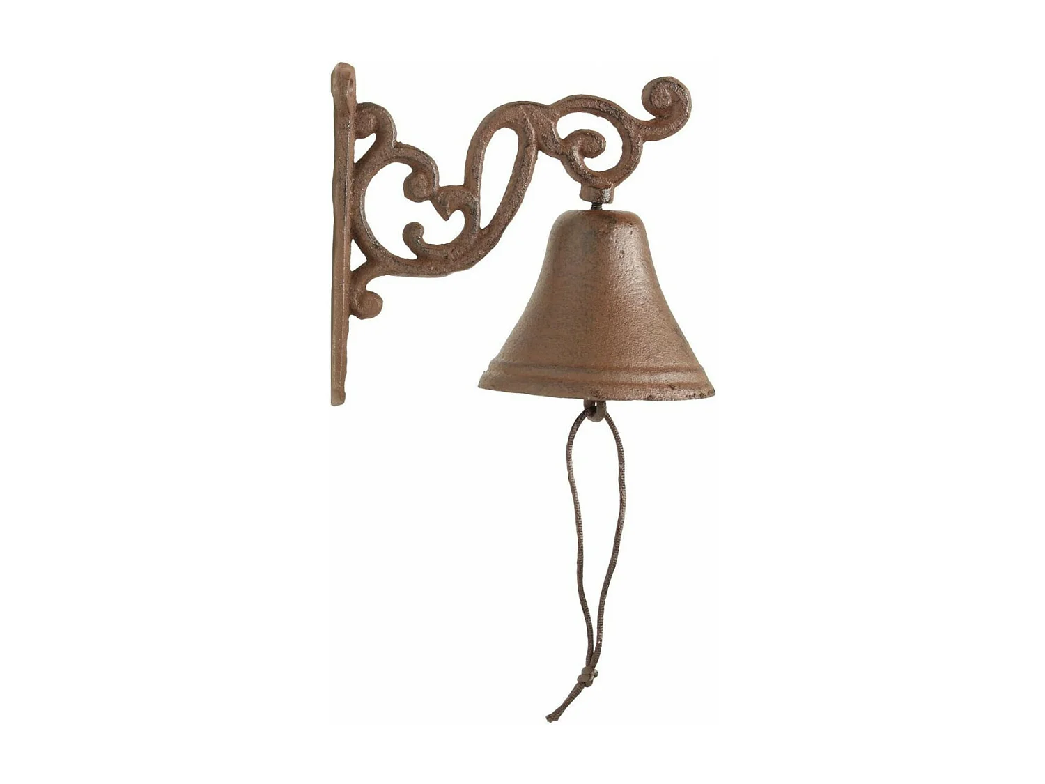 Cloche fonte Fonte Marron - Décoration d'Autrefois