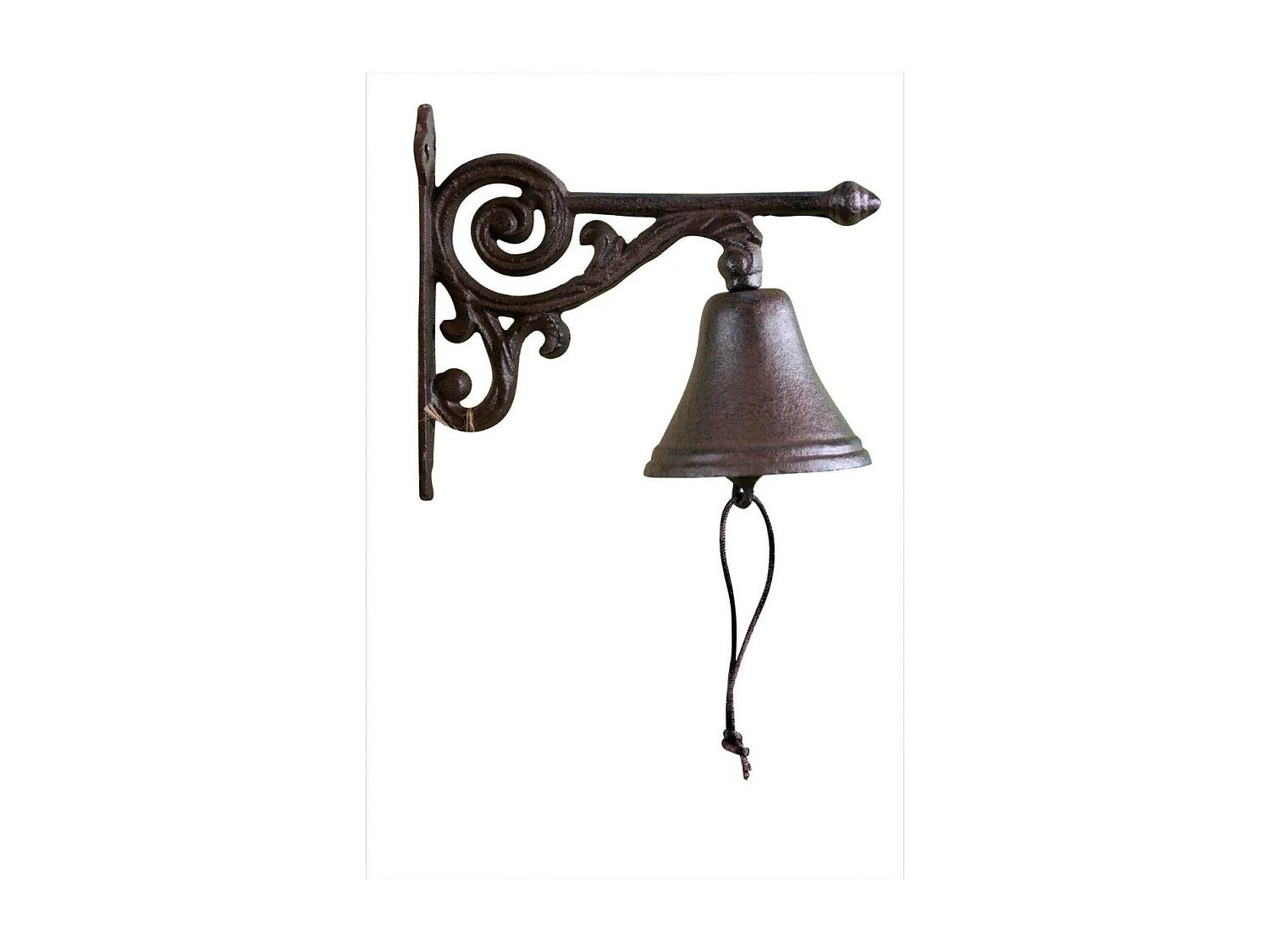 Cloche arabesque fonte Fonte Marron - Décoration d'Autrefois