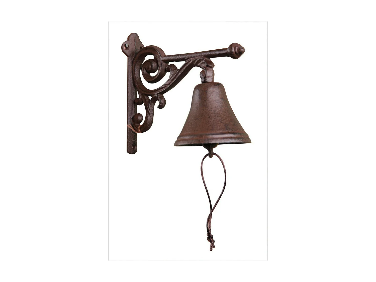 Cloche arabesque fonte Fonte Marron - Décoration d'Autrefois