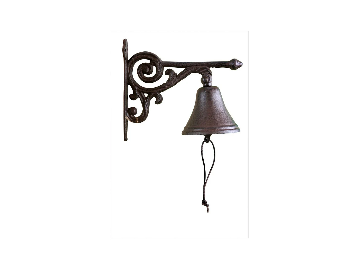 Cloche arabesque fonte Fonte Marron - Décoration d'Autrefois