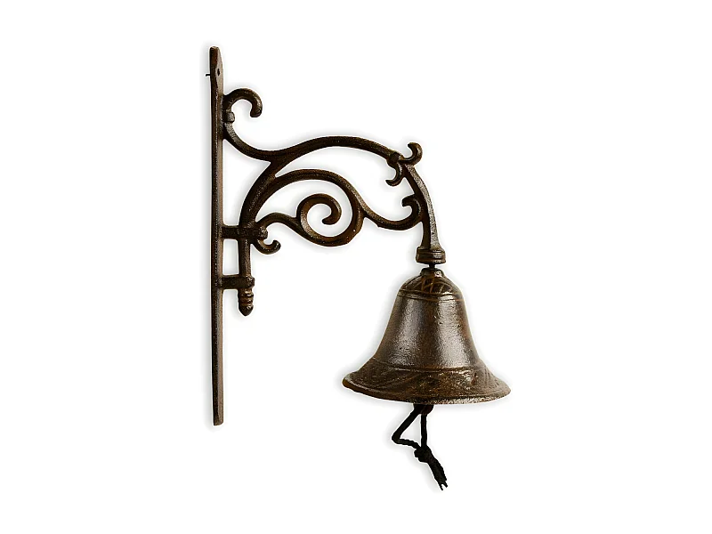 Cloche fonte Fonte Marron - Décoration d'Autrefois