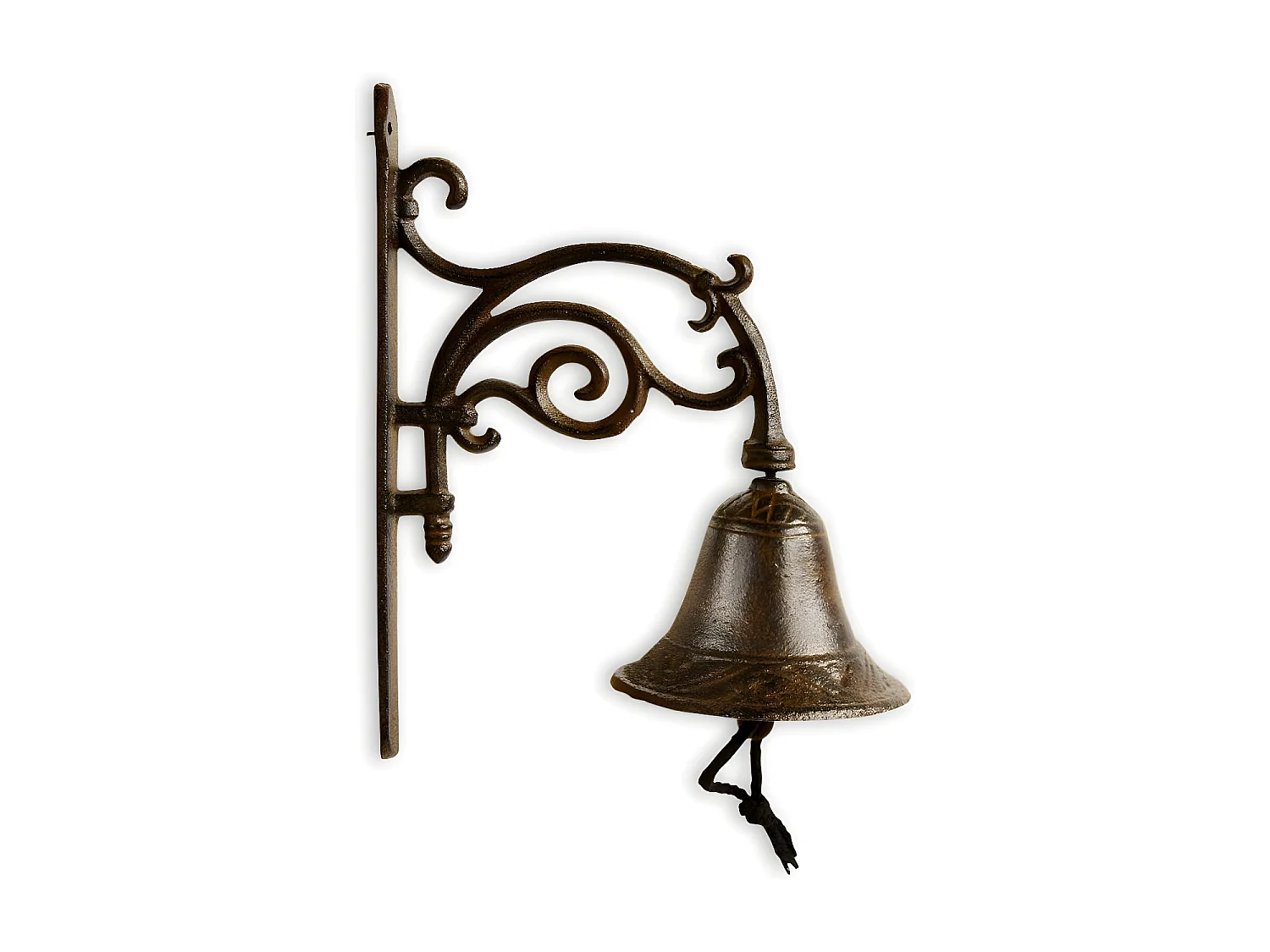 Cloche fonte Fonte Marron - Décoration d'Autrefois