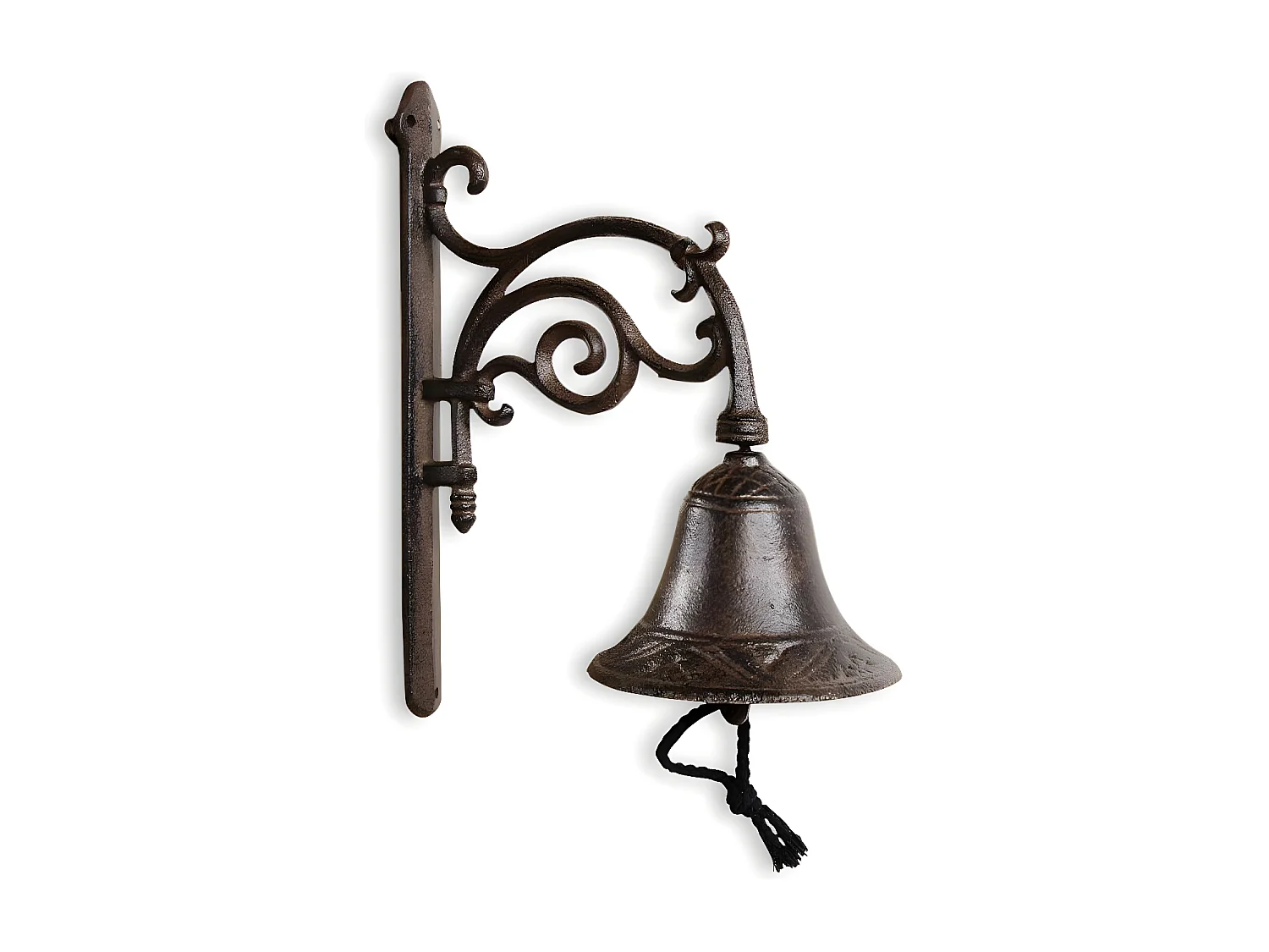 Cloche fonte Fonte Marron - Décoration d'Autrefois