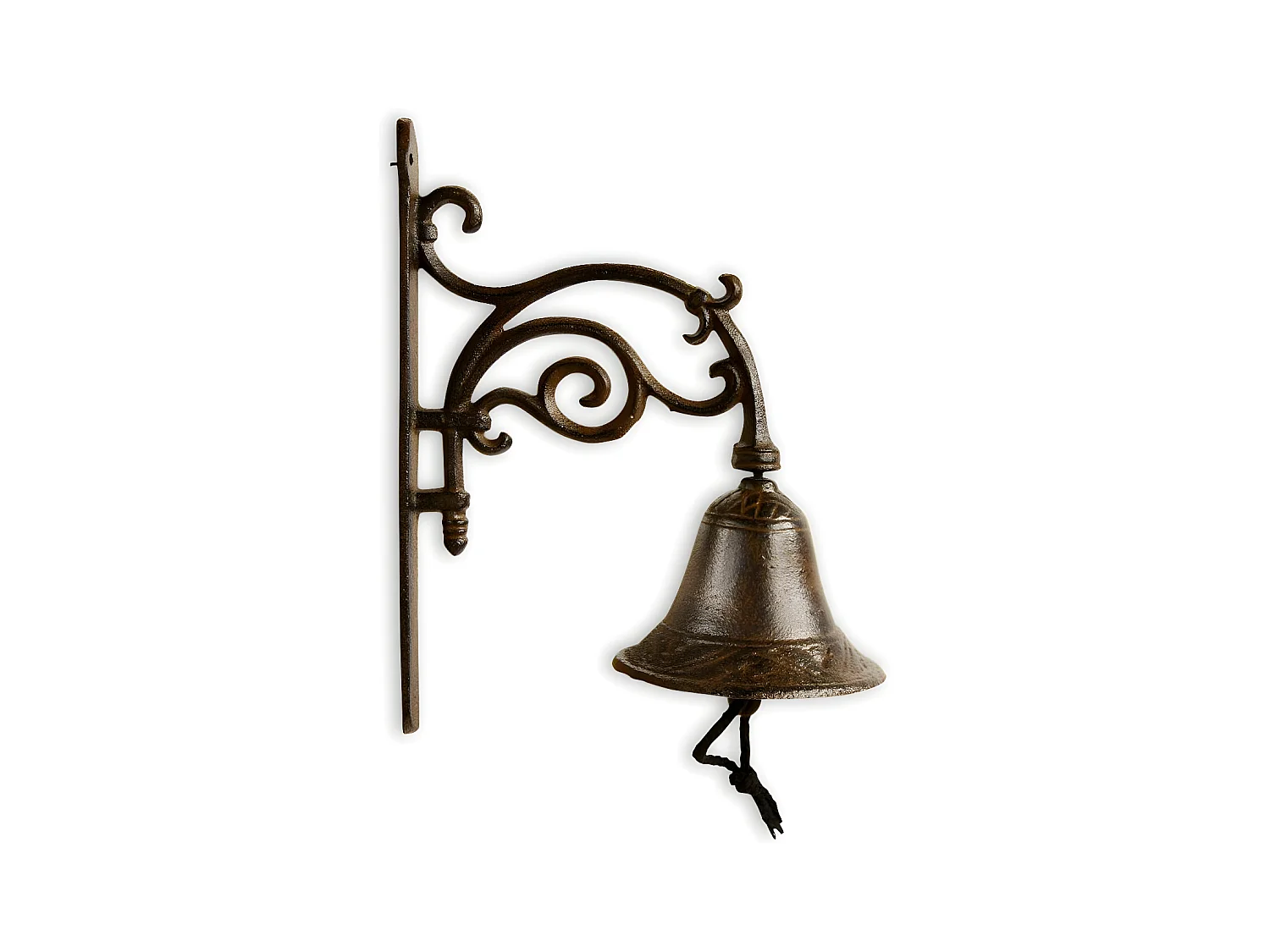 Cloche fonte Fonte Marron - Décoration d'Autrefois