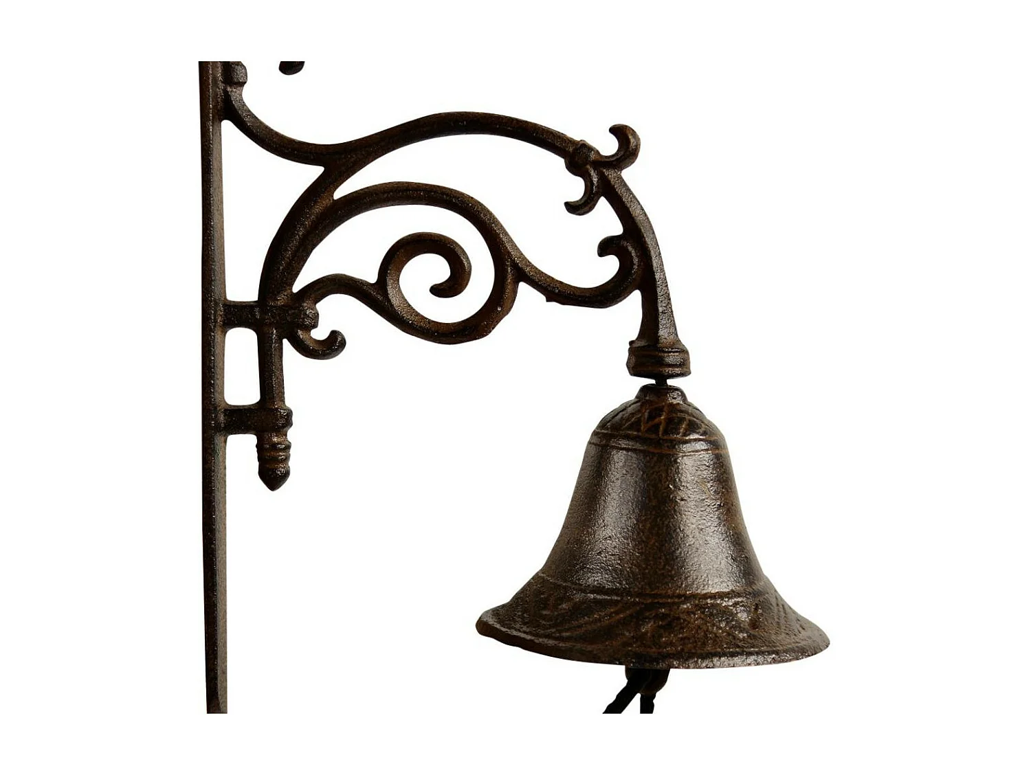 Cloche fonte Fonte Marron - Décoration d'Autrefois