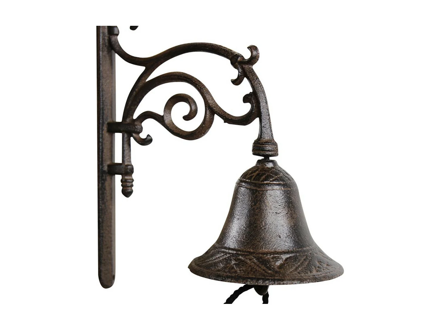 Cloche fonte Fonte Marron - Décoration d'Autrefois