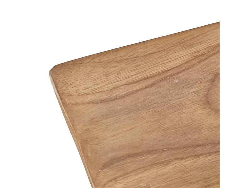 Longue planche à découper 61 cm en bois de teck avec manche - ERRA