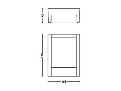 Applique LED  Arbour 6W Anthracite