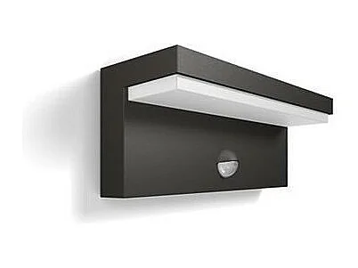 Applique Murale LED Extérieure  Bustan 2x4.5W avec détecteur de Mouvement Anthracite
