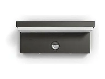 Applique Murale LED Extérieure  Bustan 2x4.5W avec détecteur de Mouvement Anthracite