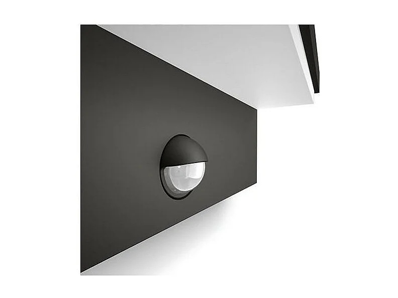 Applique Murale LED Extérieure  Bustan 2x4.5W avec détecteur de Mouvement Anthracite