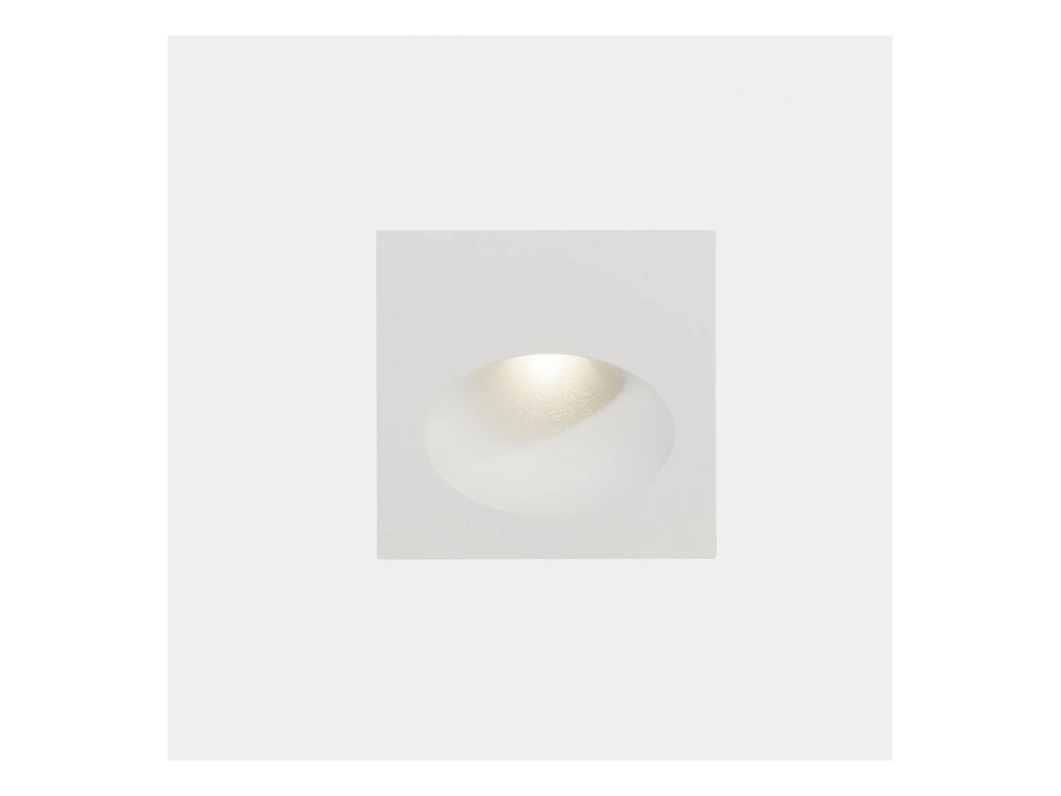 Balise LED Extérieure 2.2W Encastrable au Mur Bat Square Oval LEDS-C4 05-E016-14-CK  Blanc Chaud 2700K