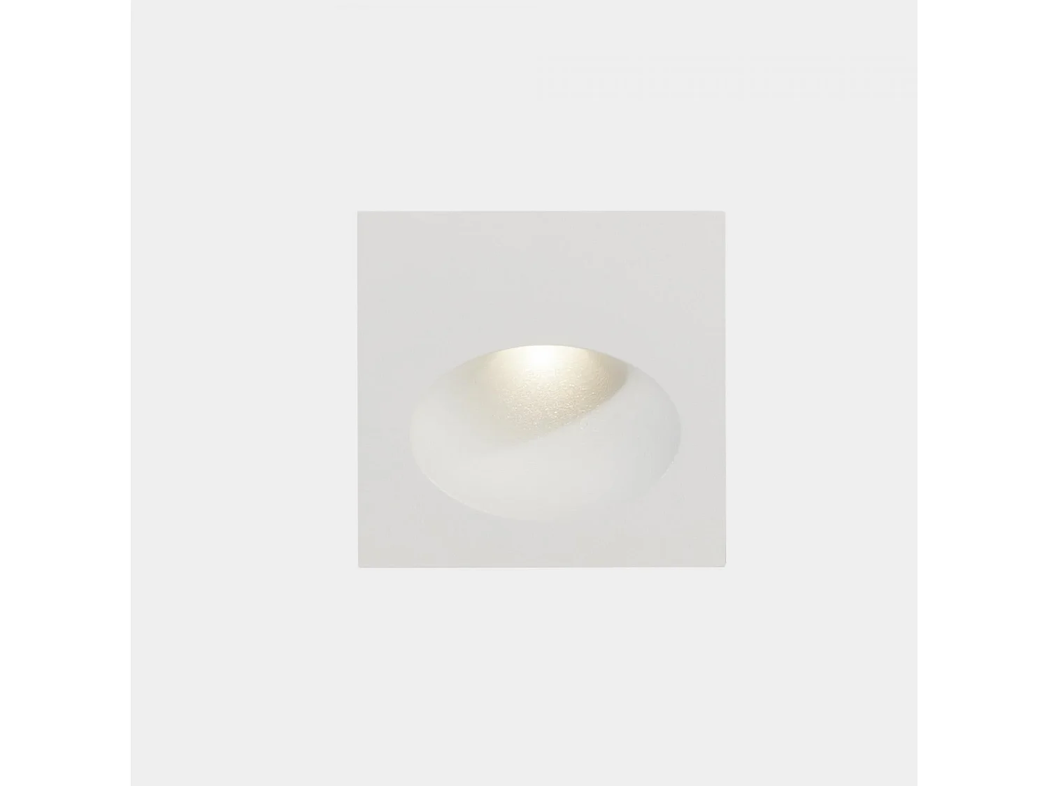Balise LED Extérieure 2.2W Encastrable au Mur Bat Square Oval LEDS-C4 05-E016-14-CK  Blanc Chaud 2700K