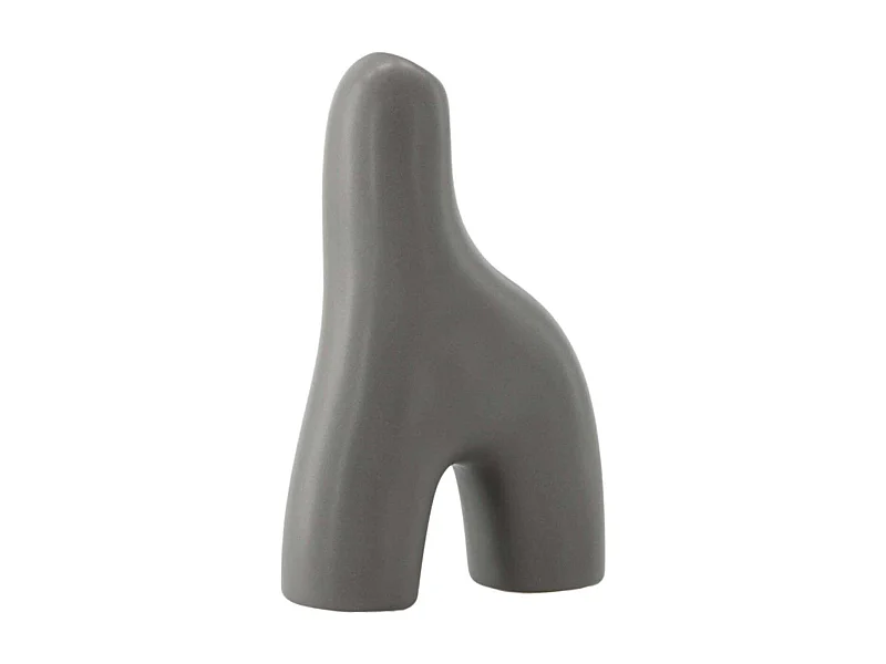 Aya Vase dunkelgrau.