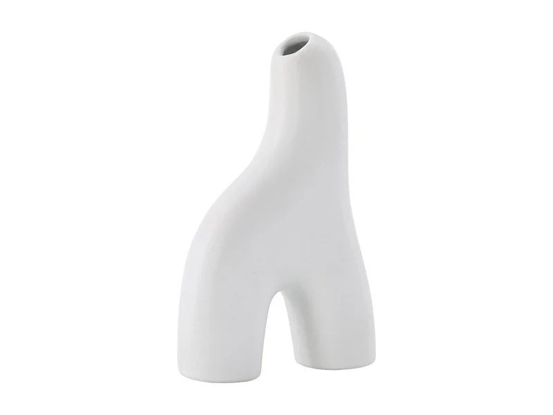 Vase Design "Aya" 16cm Blanc