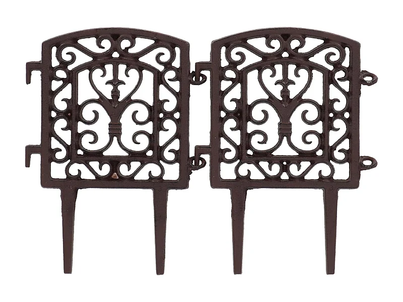 Bordure à assembler en fonte Tradition Lot de 2