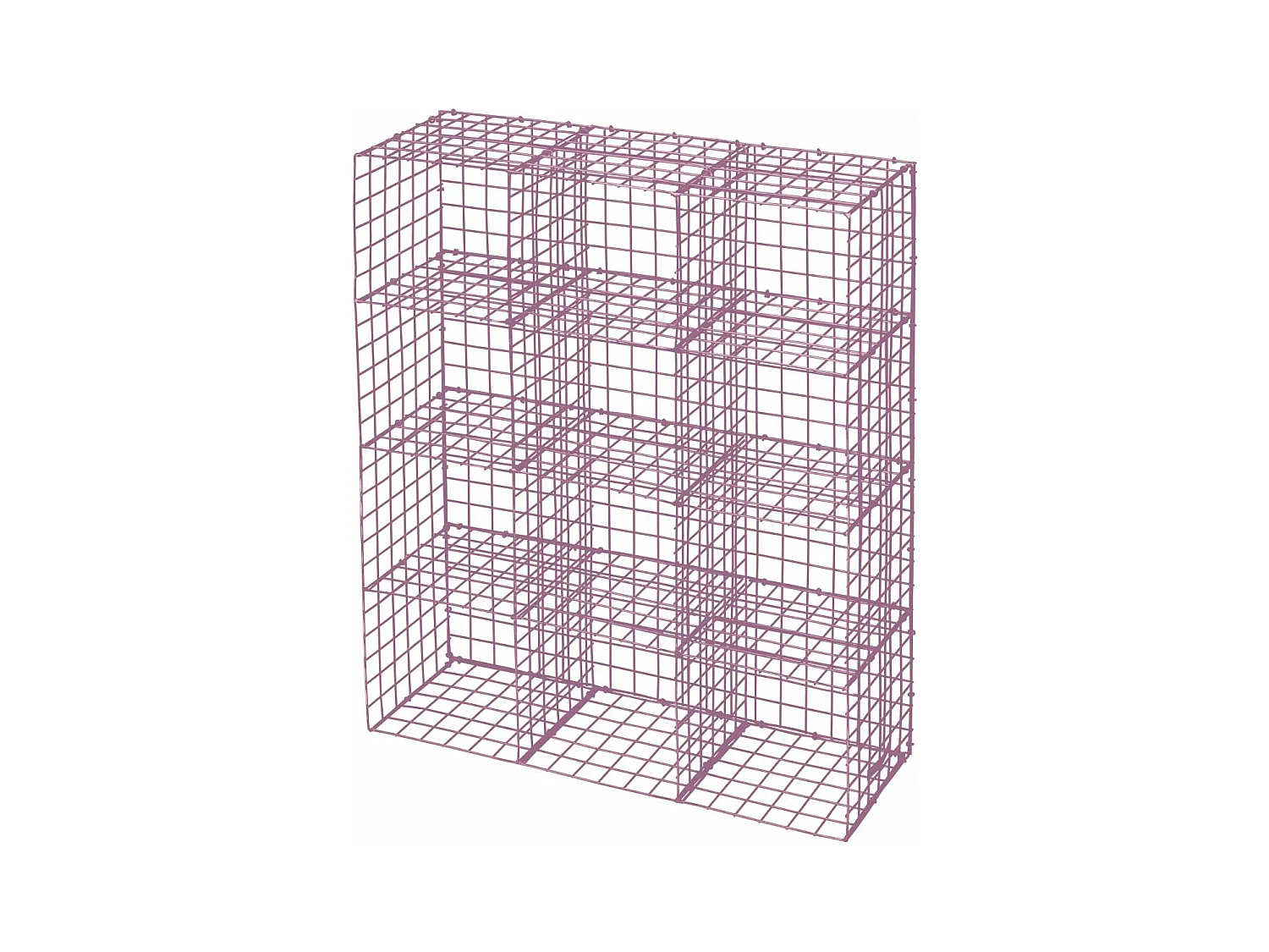 CUP RACK | Etagère murale à 12 compartiments en métal rose, petite