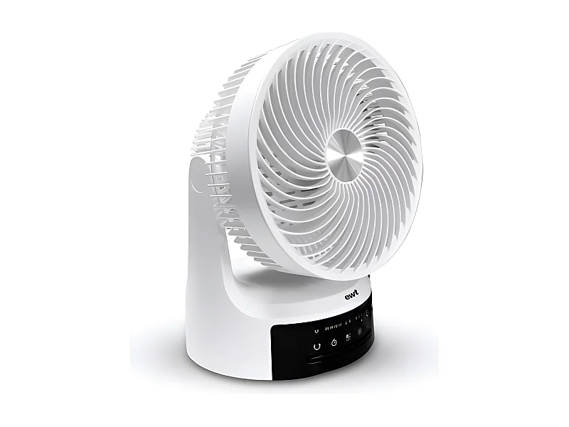 Ventilateur de table 360°, 25cm de diamètre, Technologie Révolution Rev EWT - AERO360
