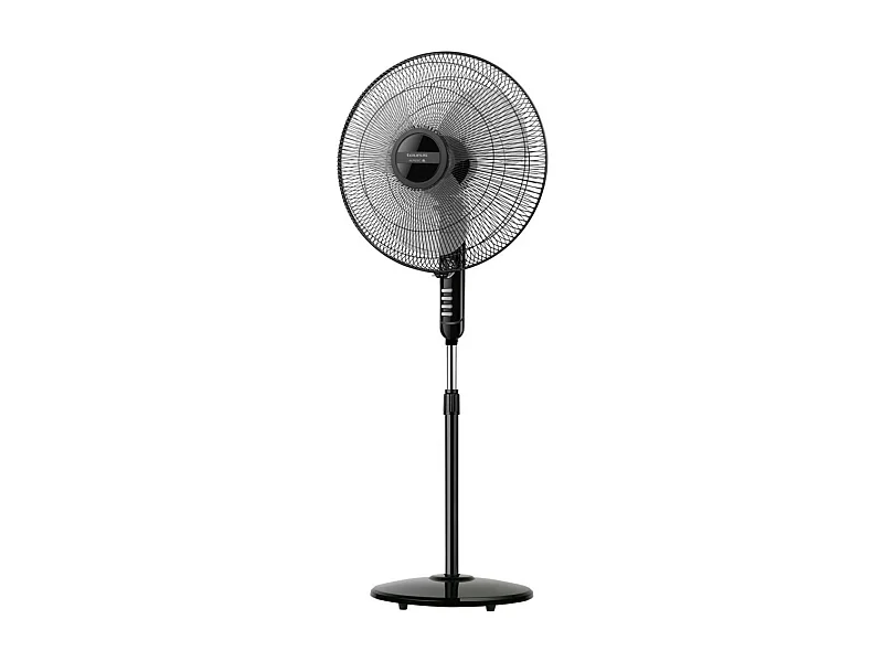 Alpatec Ventilateur sur pied 40cm 45w 3 vitesses noir - bergen16cr
