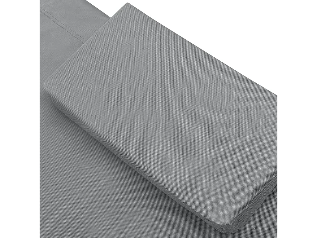 Chaise longue d'extérieur Tissu Anthracite