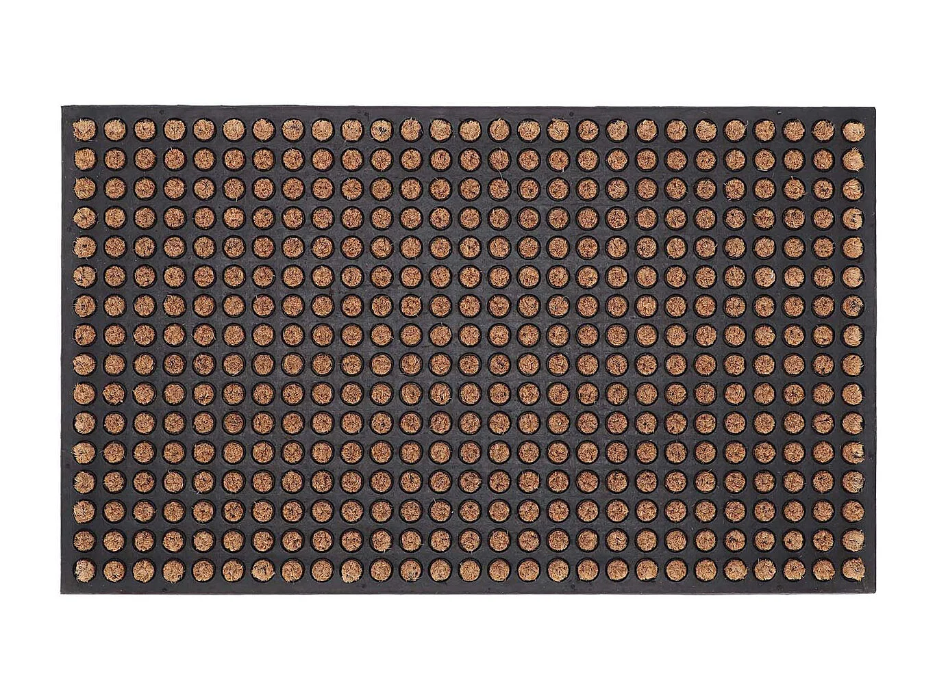 Paillasson en caoutchouc et coco 76 x 45,5 cm Points