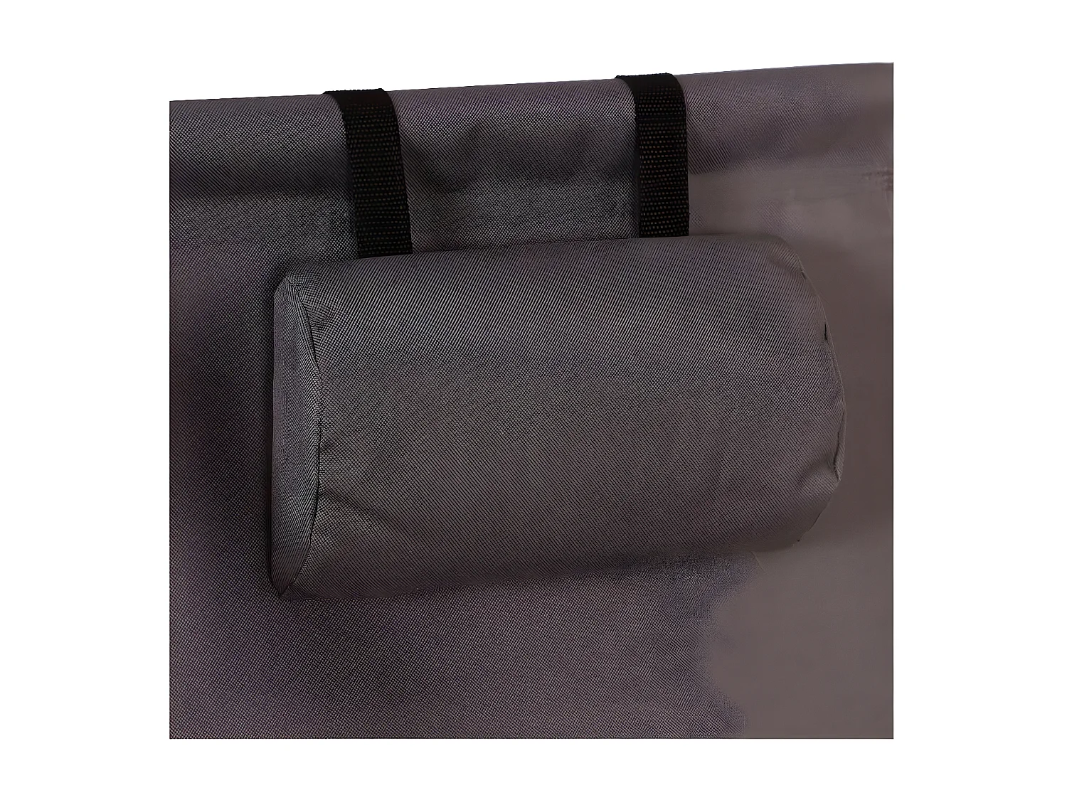 Set van 2 inklapbare en stapelbare houten ligstoelen "Chilienne" met armleuningen - Donkergrijs