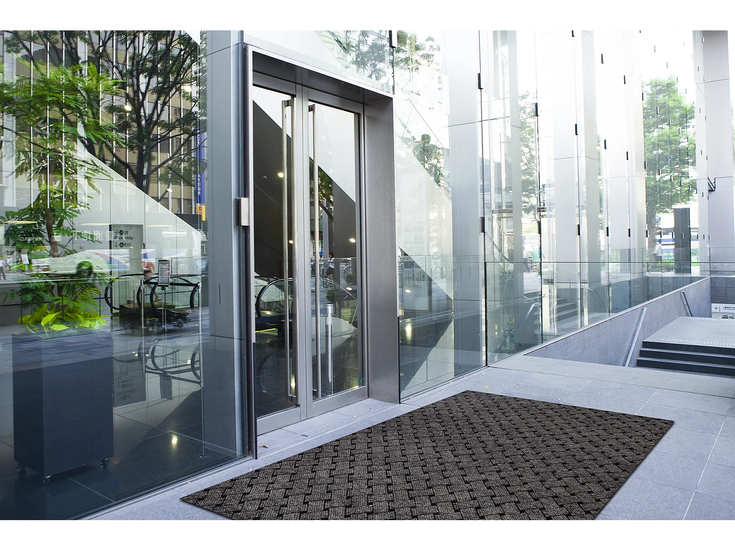 Ruitenwisser anti slip VECTRA 316 extern, intern, op een rubber - beig 200x400 cm