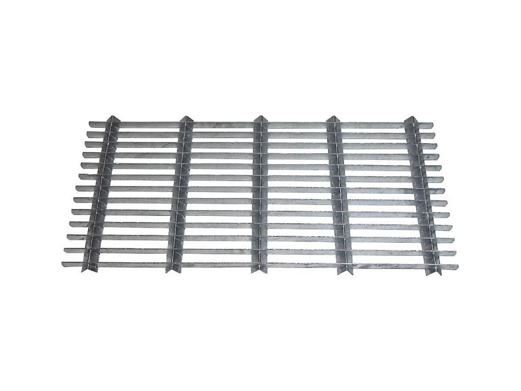 Grille gratte-pieds en acier galvanisé 40 x 80 cm