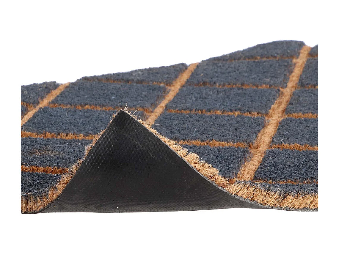 Paillasson en fibres de coco relief diamants