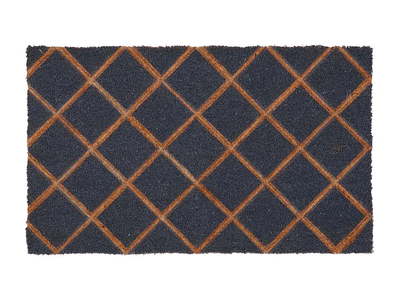 Paillasson en fibres de coco relief diamants