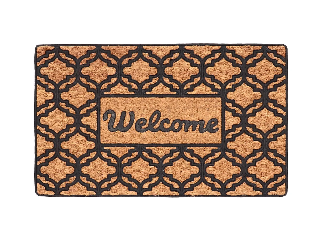 Paillasson en caoutchouc et coco Welcome