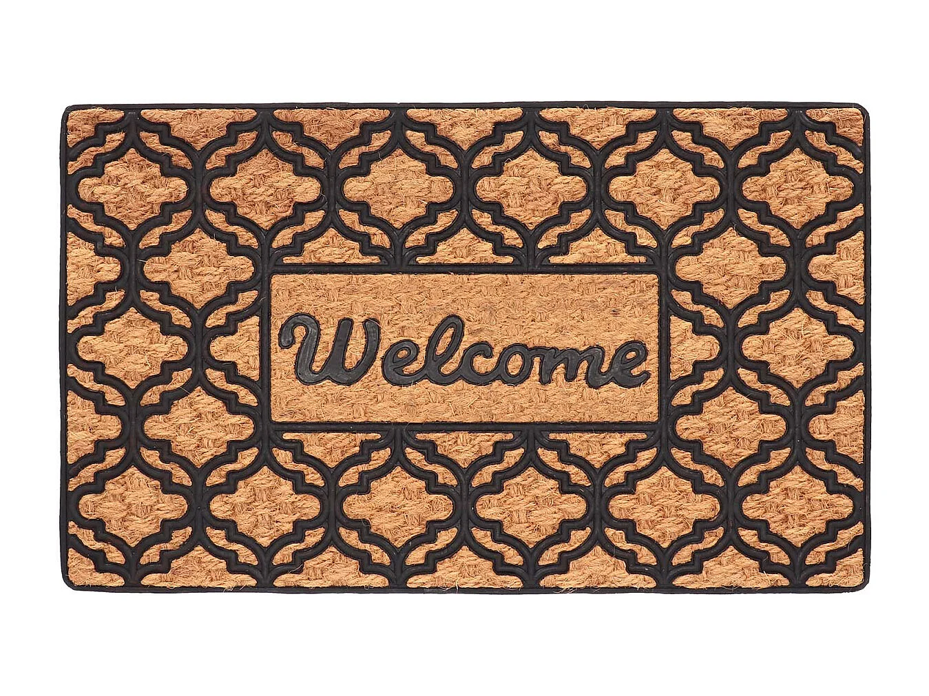 Paillasson en caoutchouc et coco Welcome