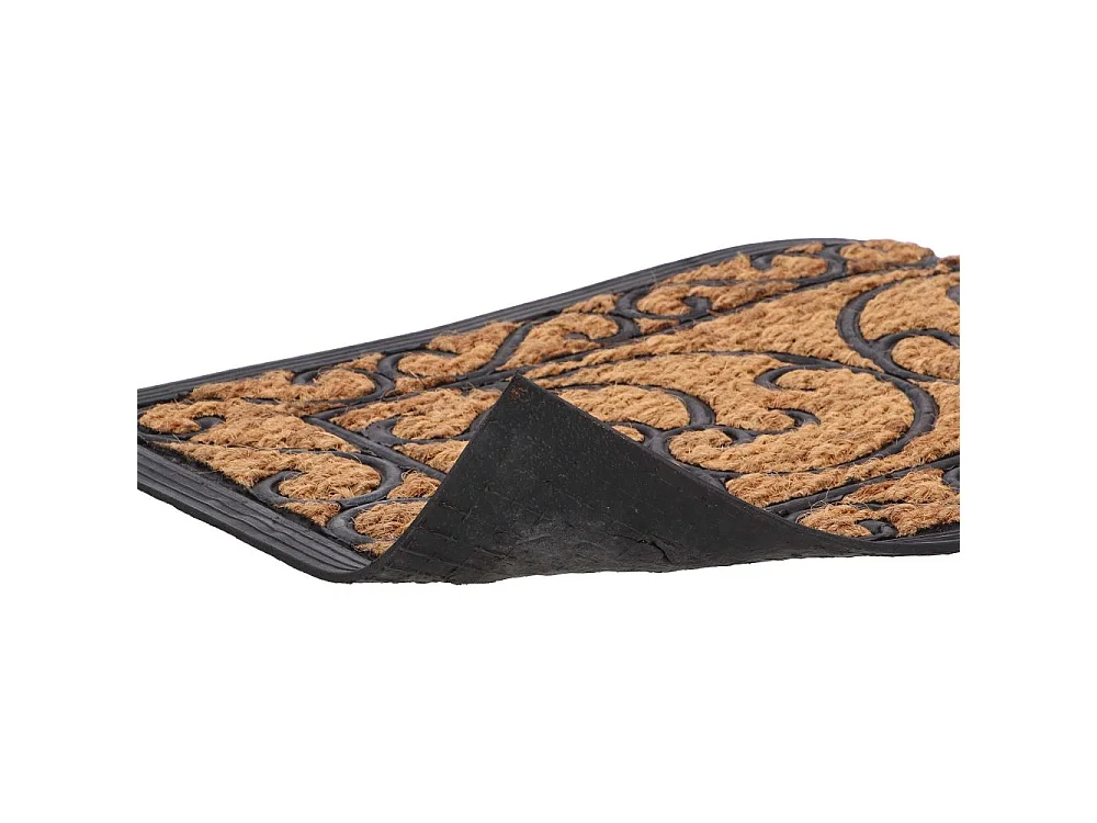 Paillasson en caoutchouc coco Arabesque XL