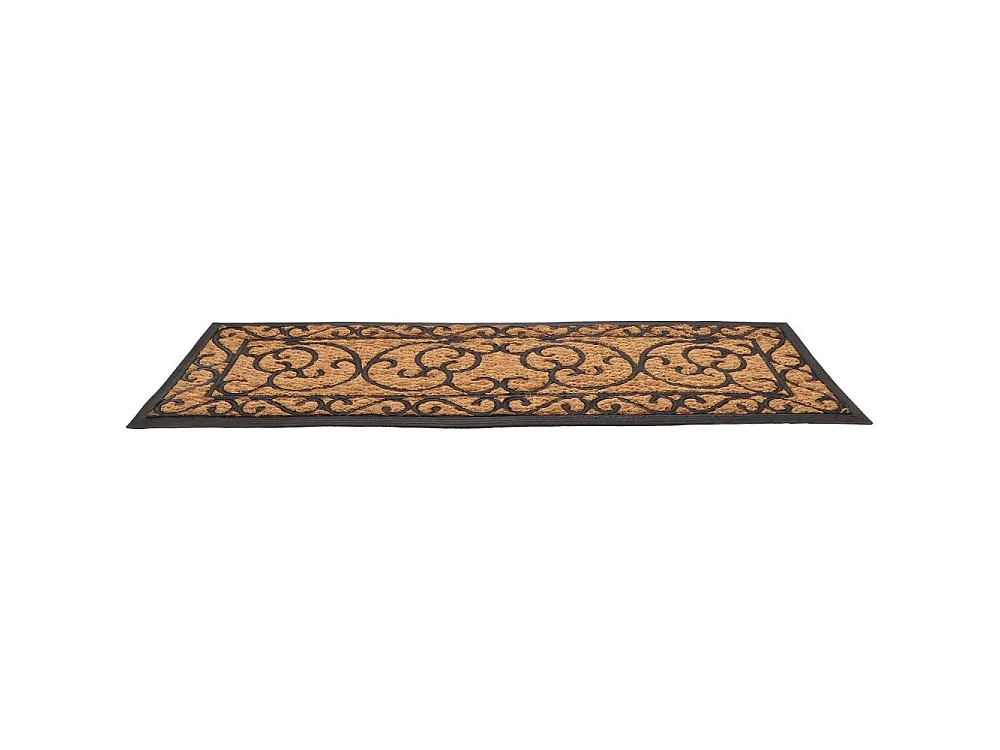 Paillasson en caoutchouc coco Arabesque XL