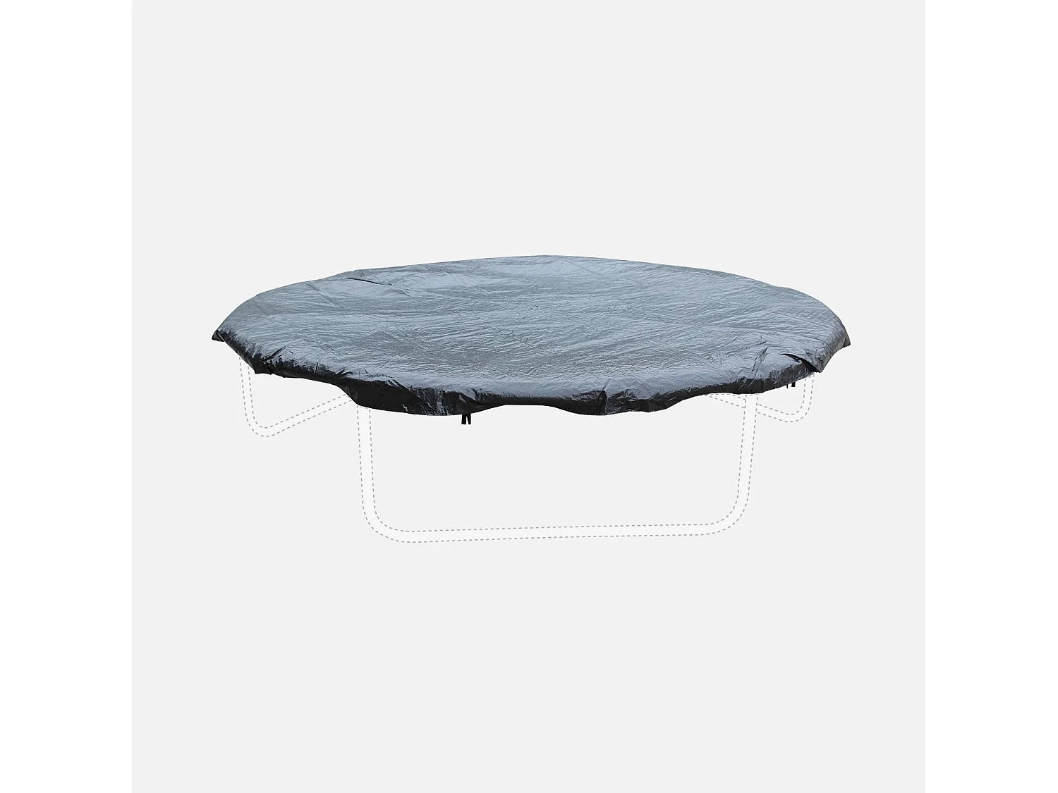 Bâche de protection pour trampoline 245/250CM - s'adapte parfaitement à toutes les marques de trampolines