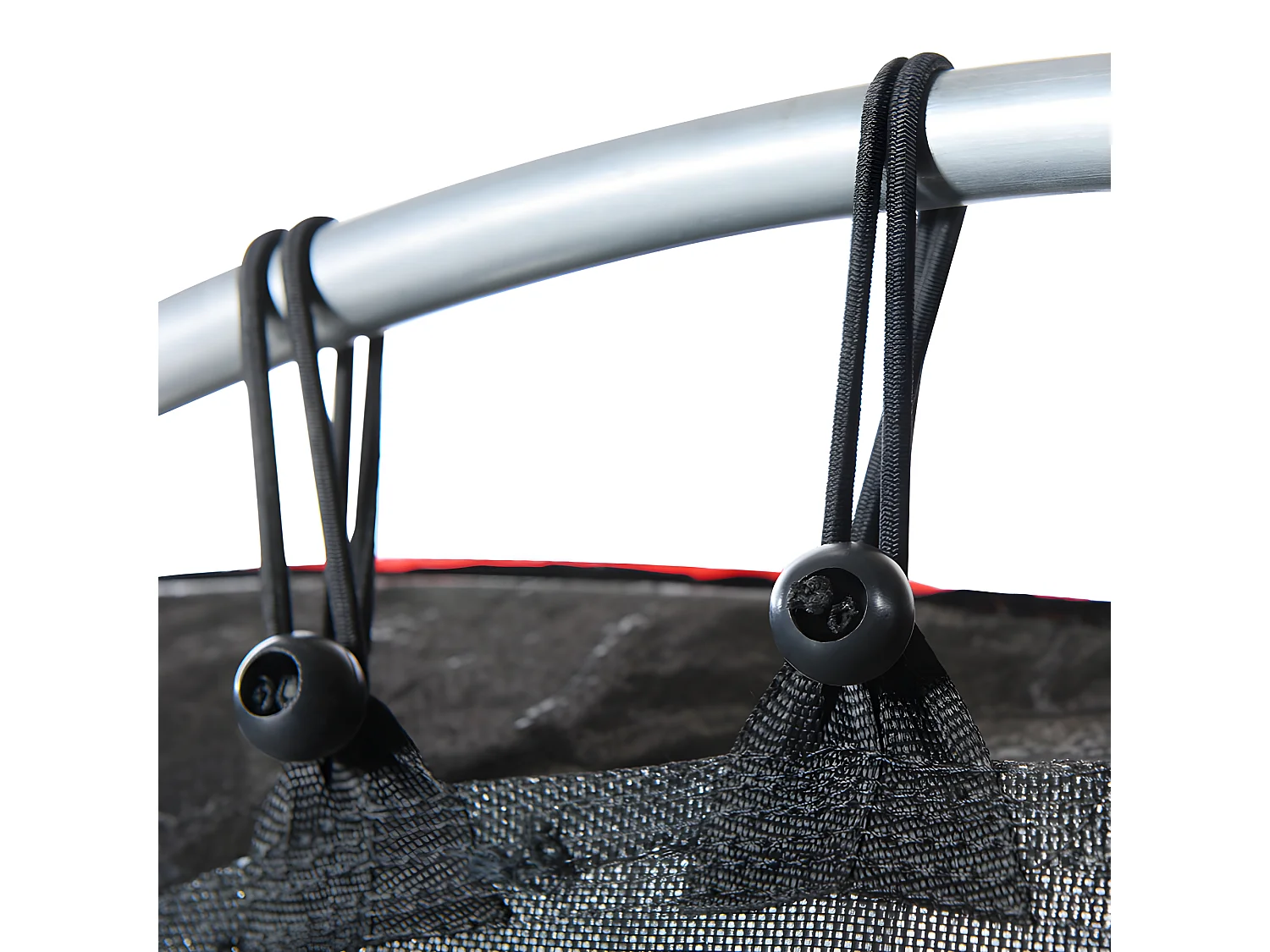 Trampolino con canestro da basket - da interno e da esterno - struttura in acciaio zincato - Multicolor